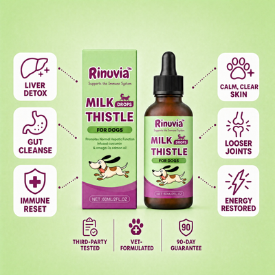 Rinuvia Milk Thistle Drops for Dogs