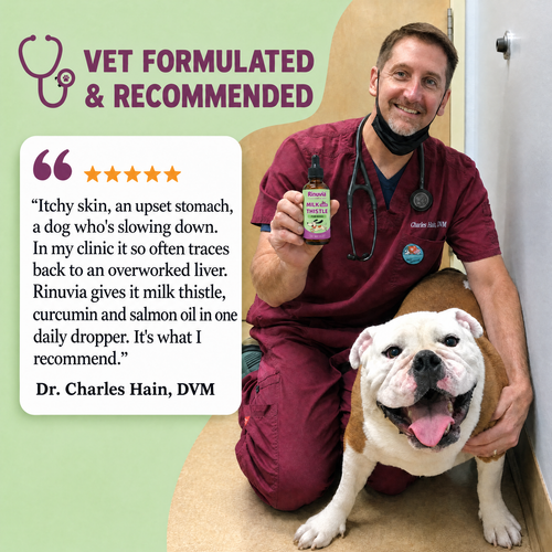 Rinuvia Milk Thistle Drops for Dogs