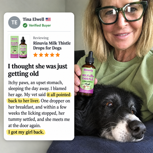 Rinuvia Milk Thistle Drops for Dogs